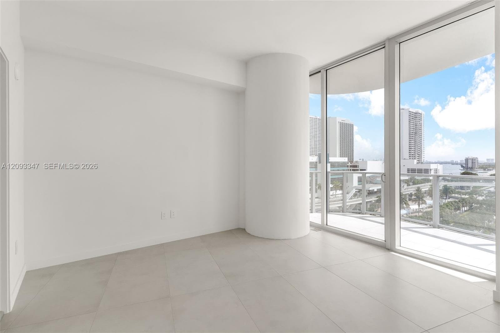Primary suite corner exposure with direct terrace access