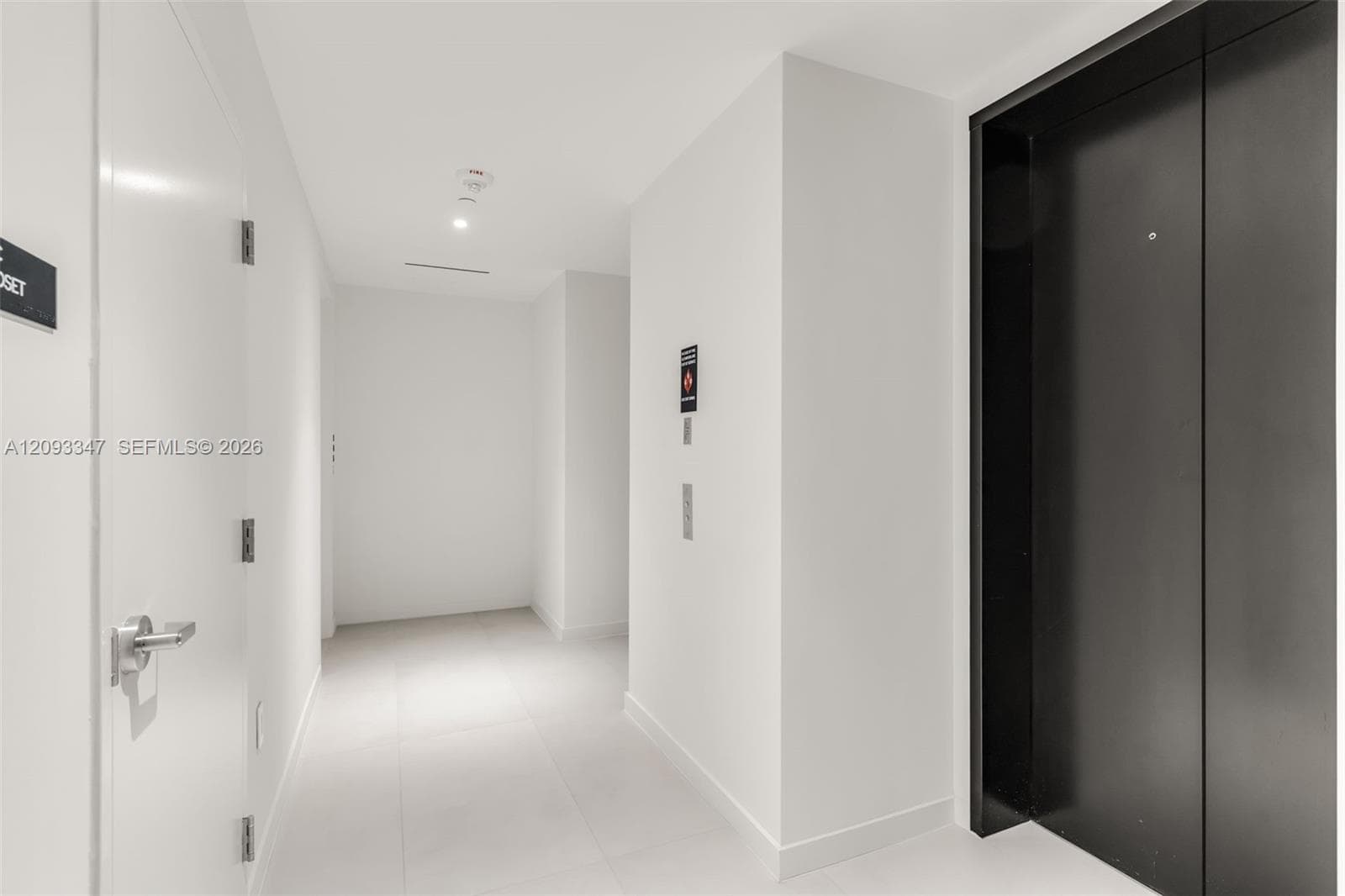 Private foyer with two elevators opening directly to the residence