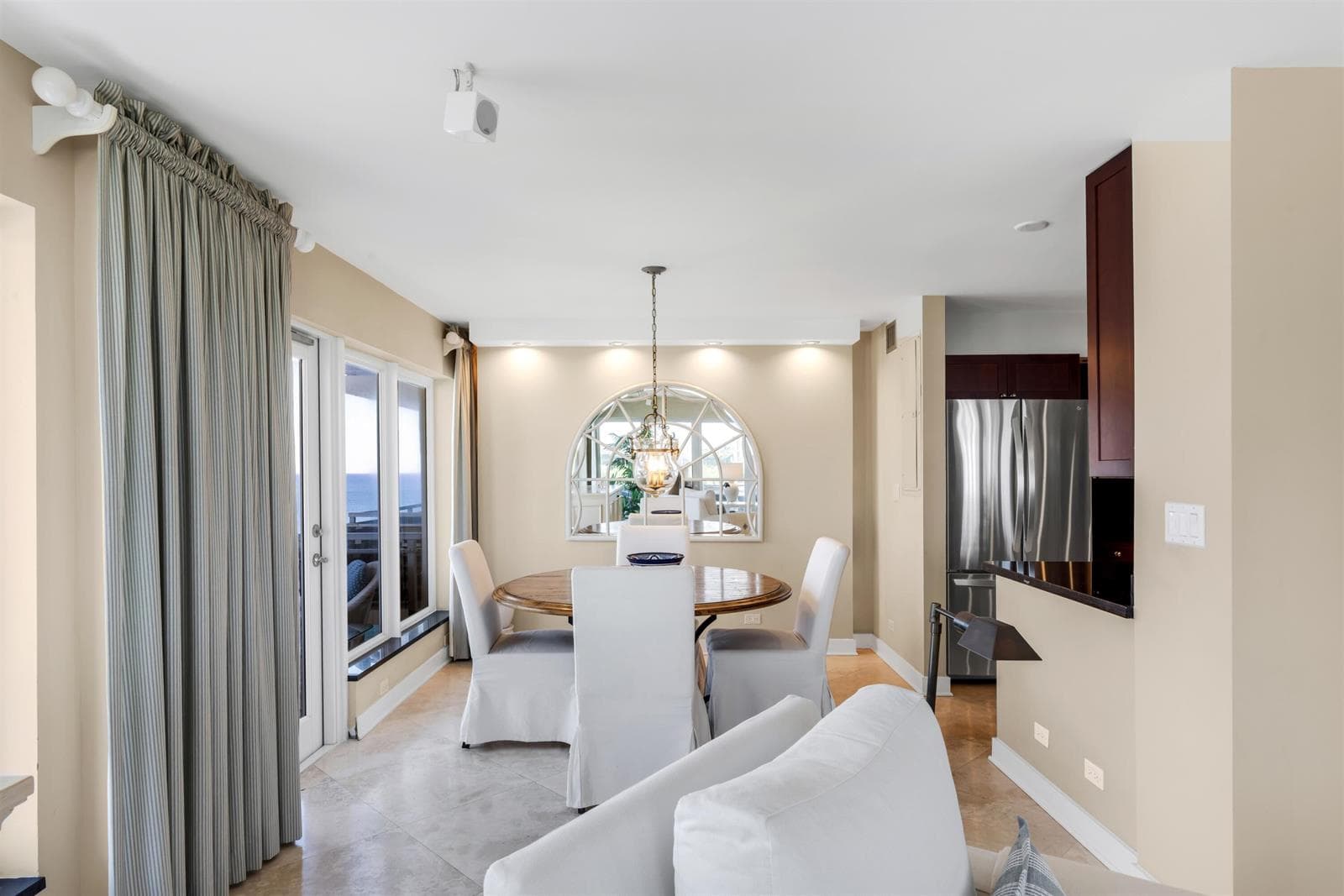 LIVING ROOM TO DINING