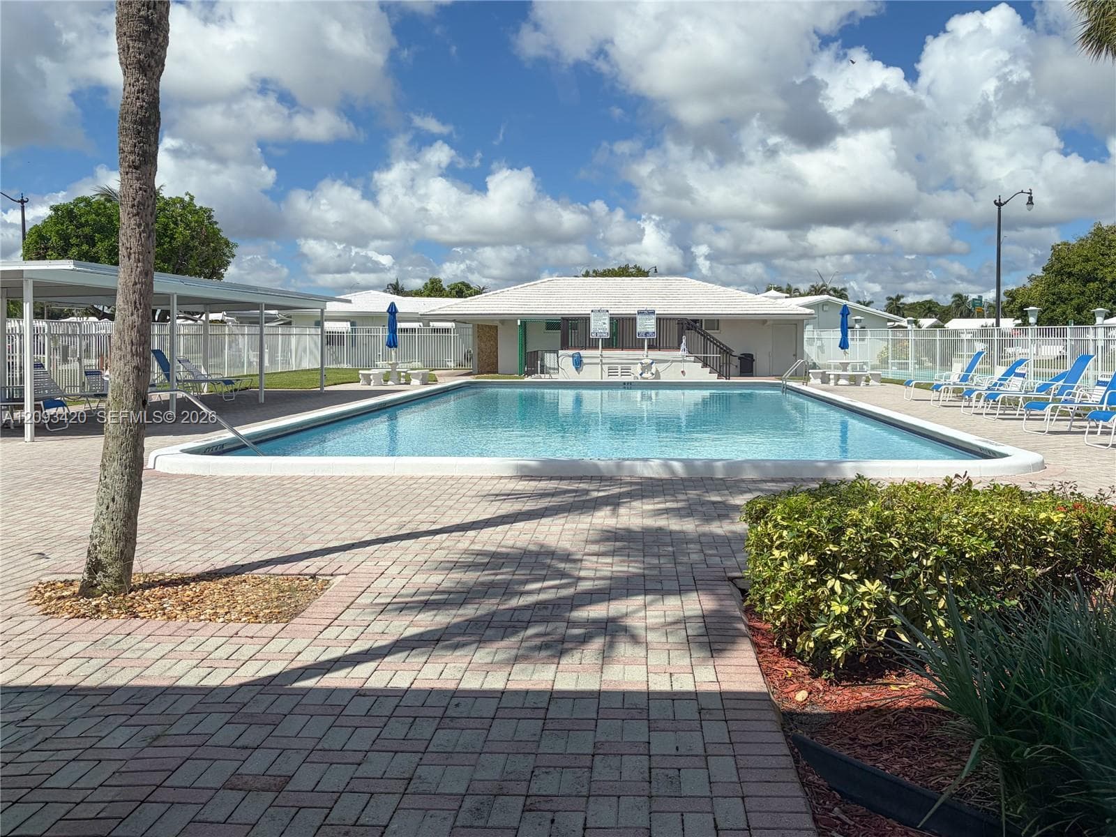The community has 2 pools and 2 clubhouses