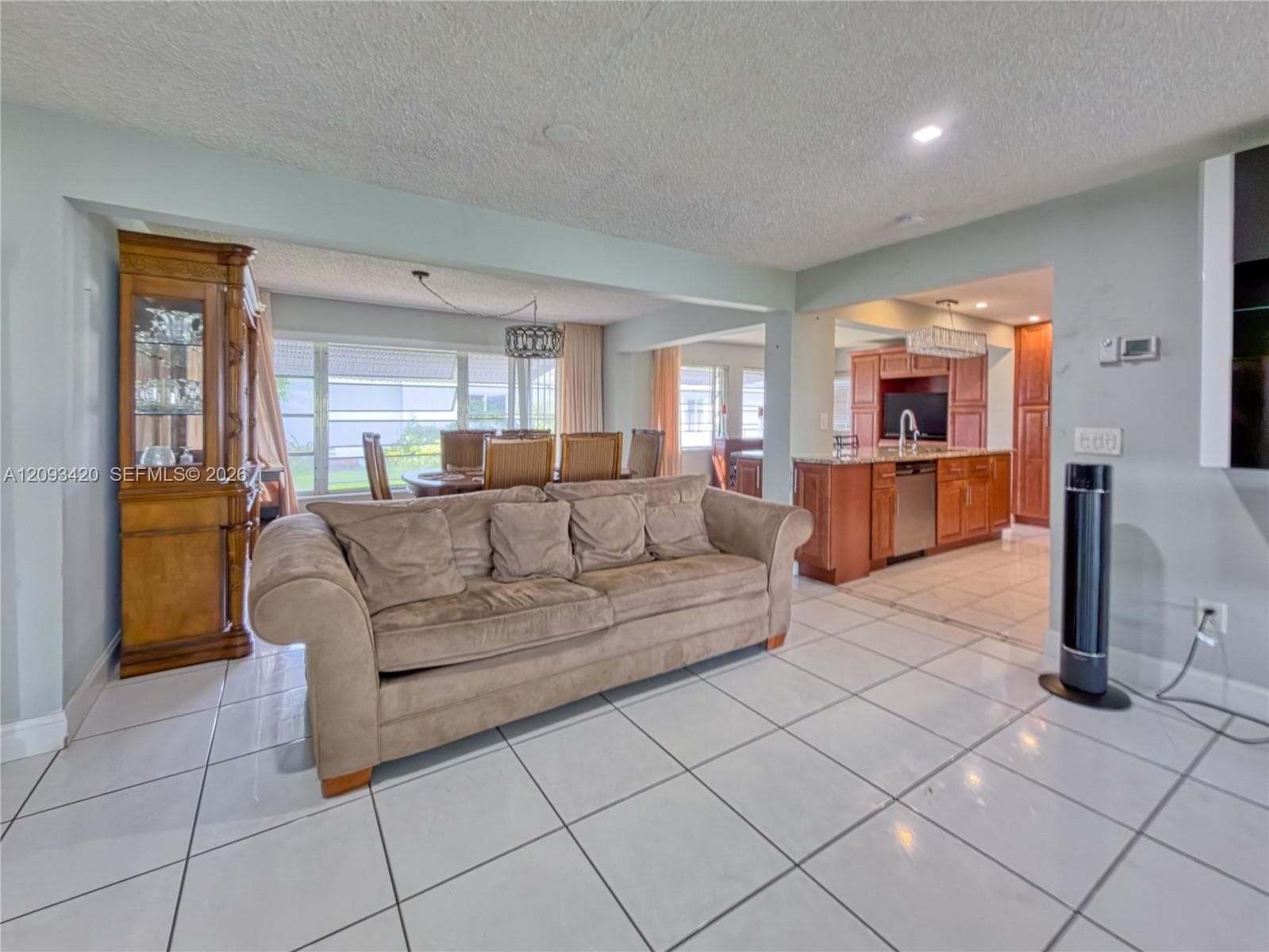 Ample living room