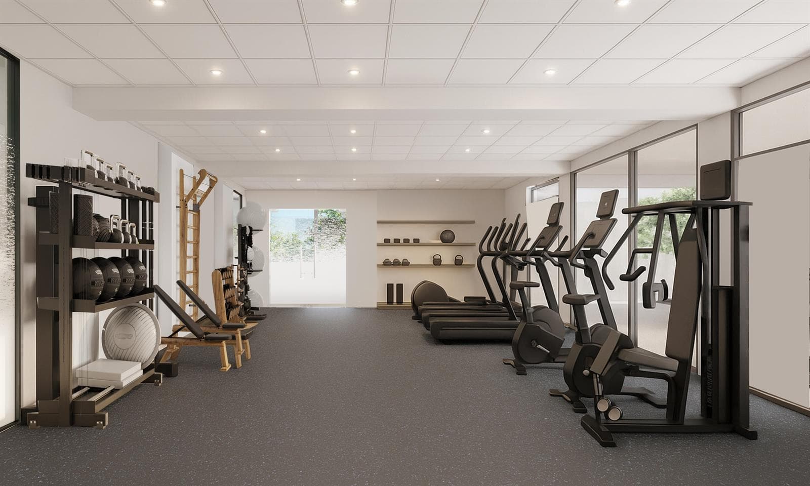 FITNESS CENTER RENDERING