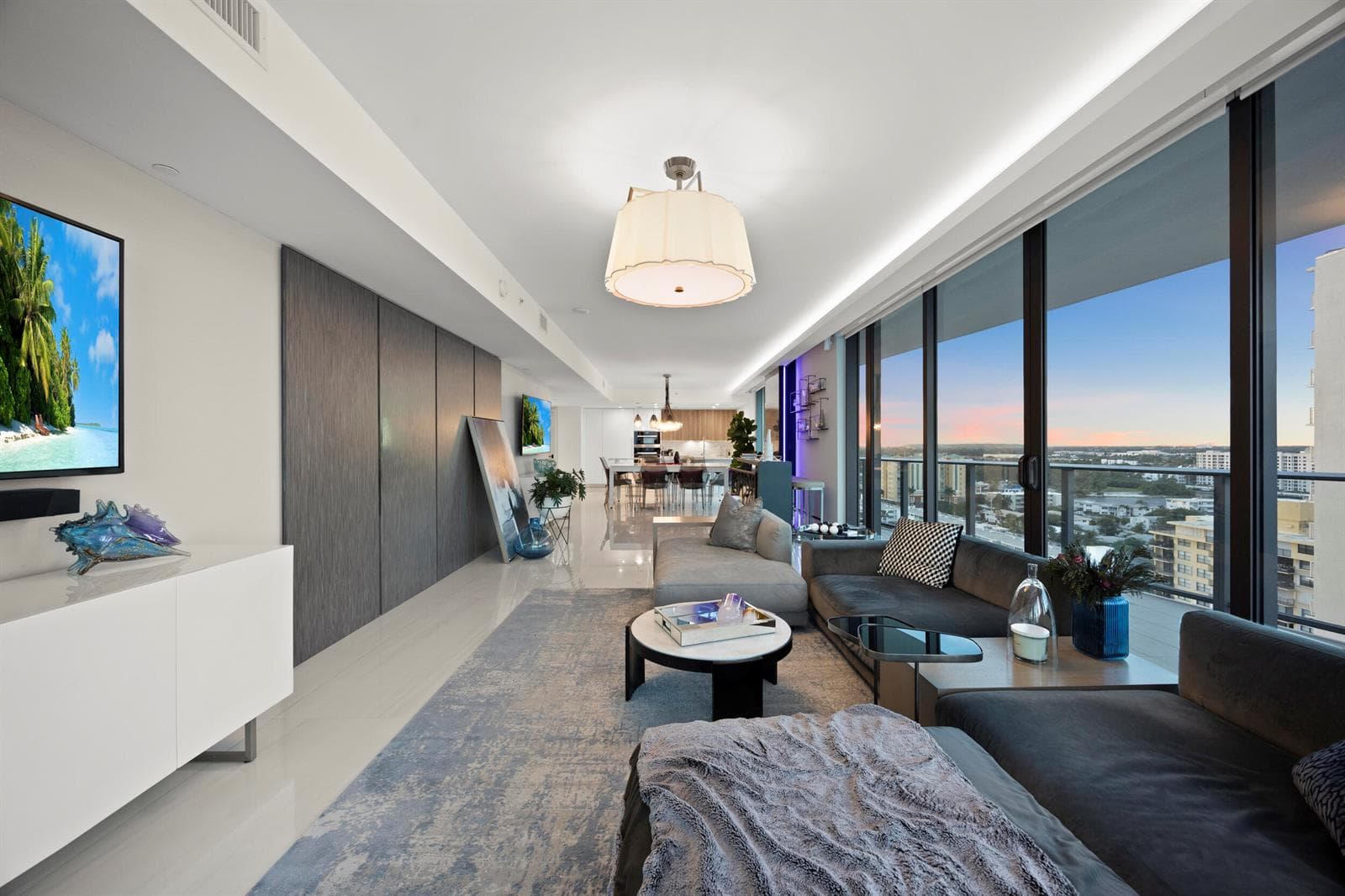 Great Room At Sunset