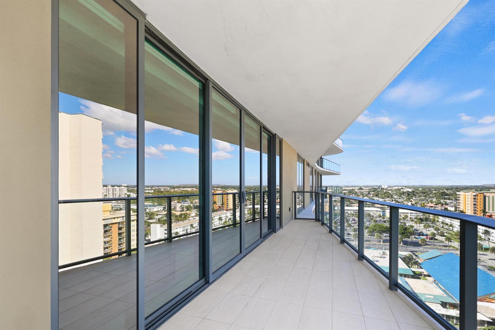 Nearly 600 sqft Of Wrap-Around Balcony