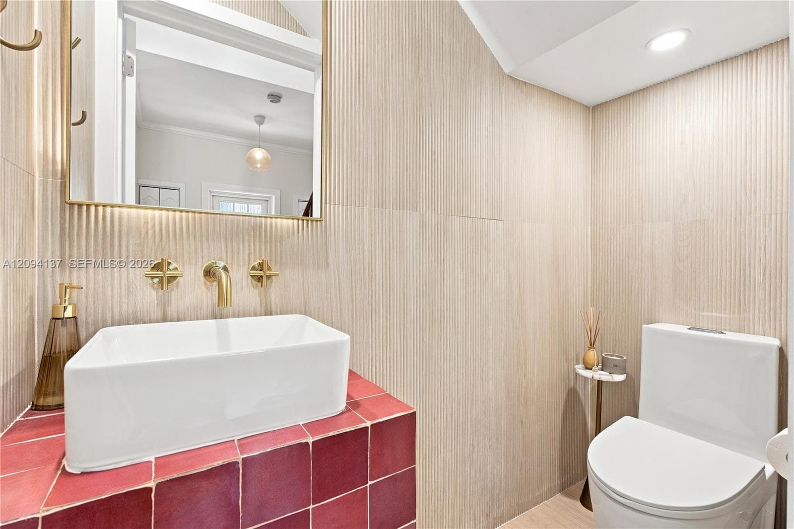 Powder room, half bath downstairs