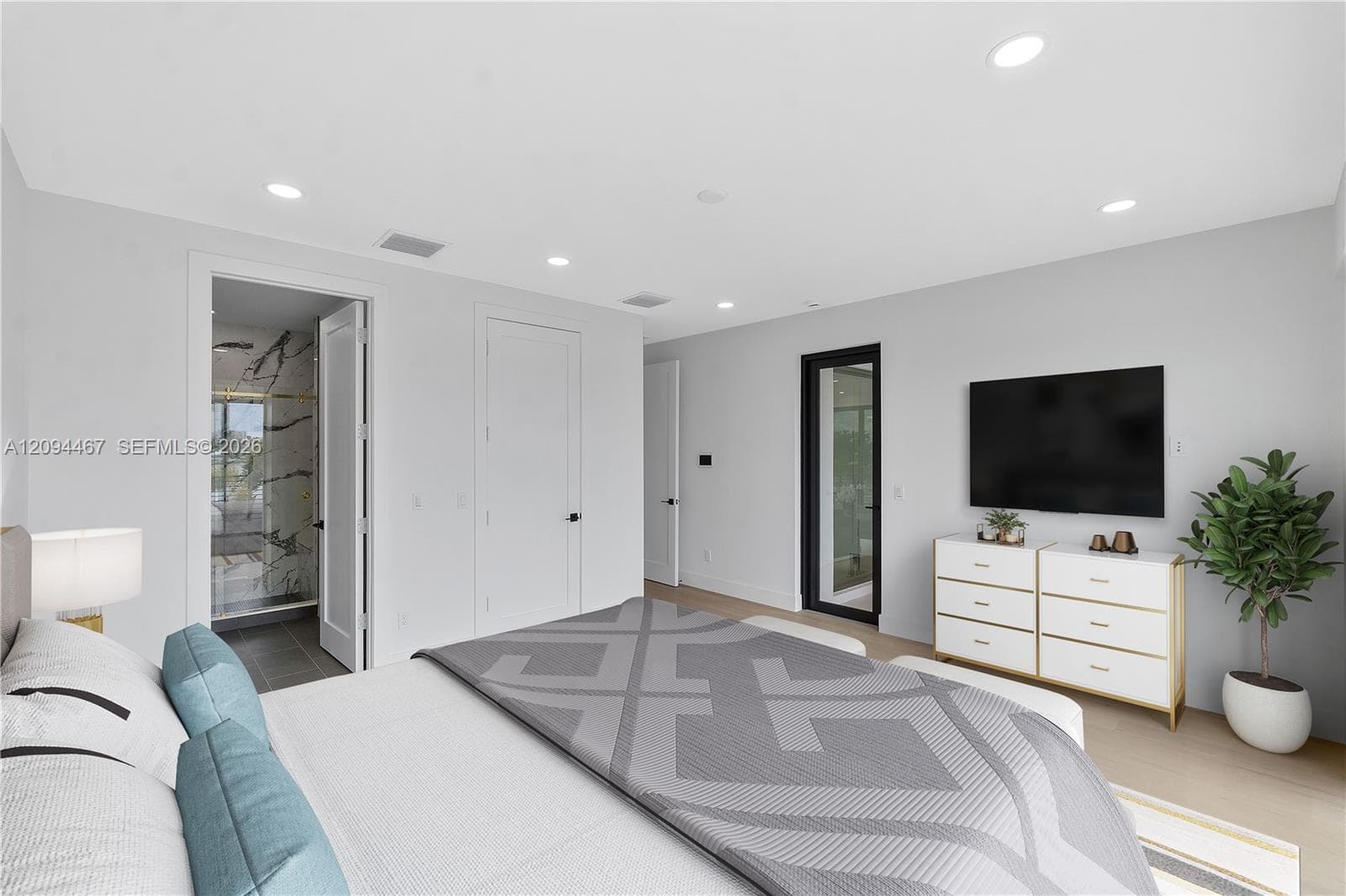 Second floor (#2 bedroom (virtually staged)