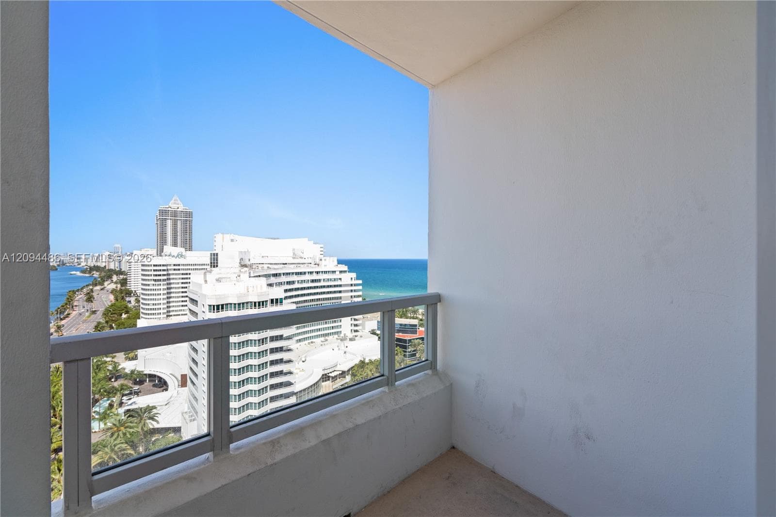 Balcony off bedroom