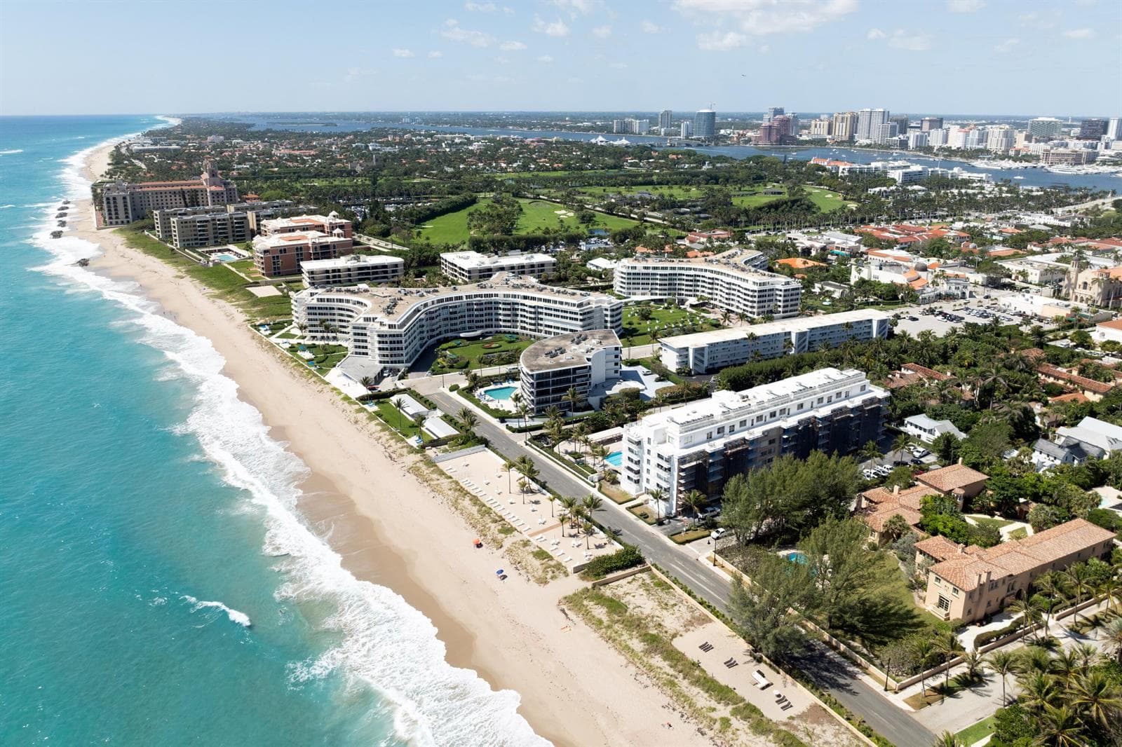 Aerial photo of location