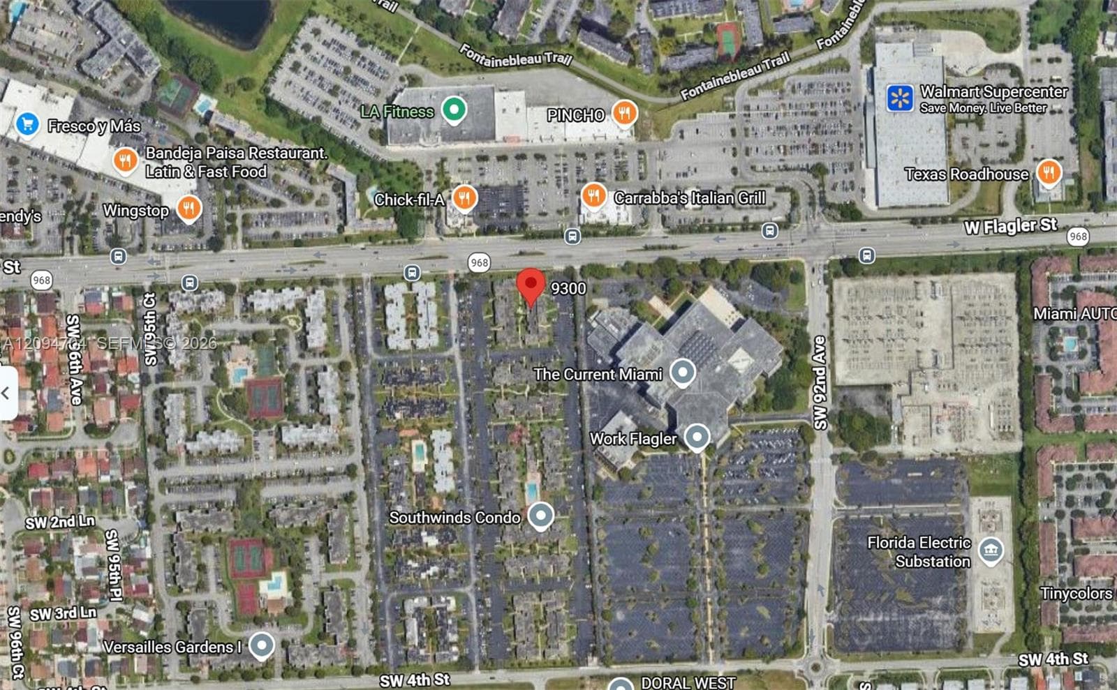 Satellite Map. Aerial documentation of the property boundaries and surrounding municipal infrastructure