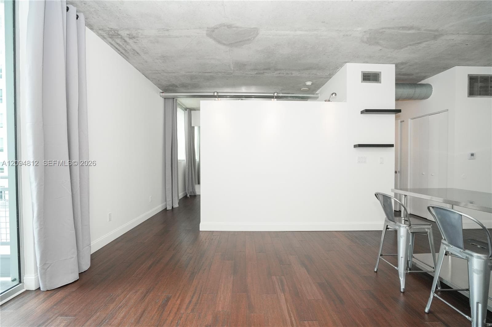 Bedroom with added custom closet space