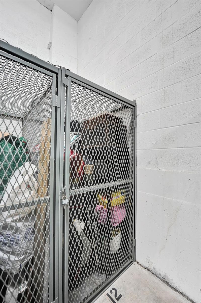 Storage Unit included with the unit