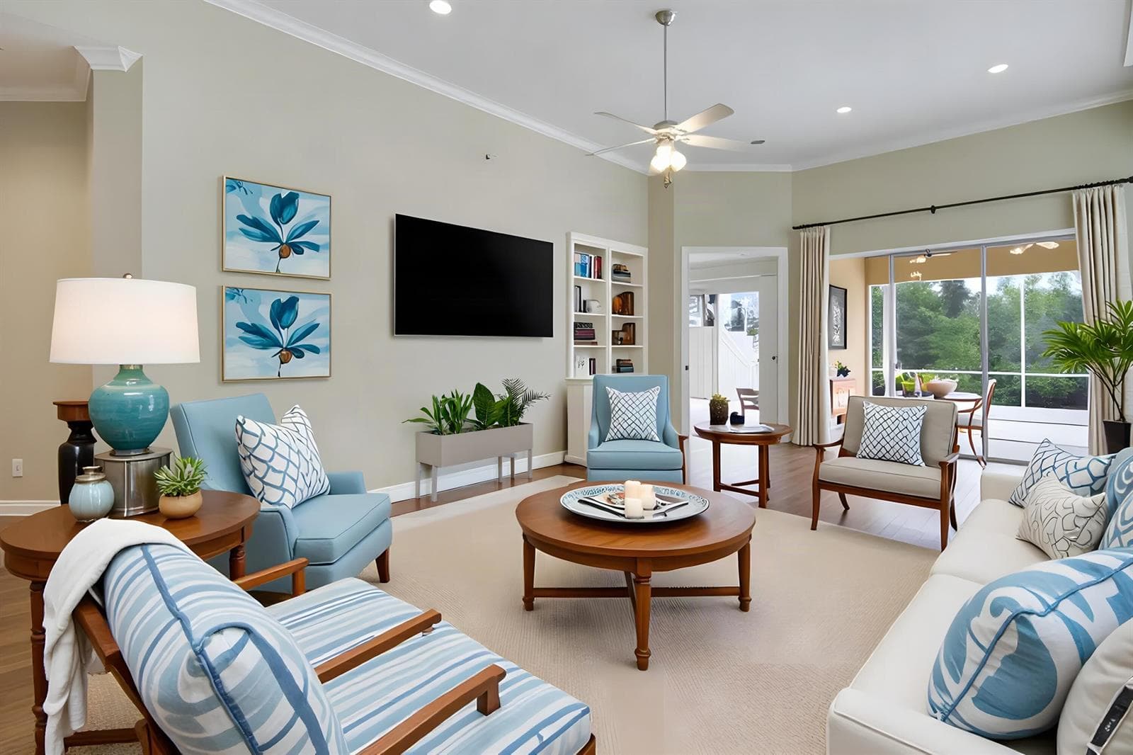 Virtually Staged Living Area