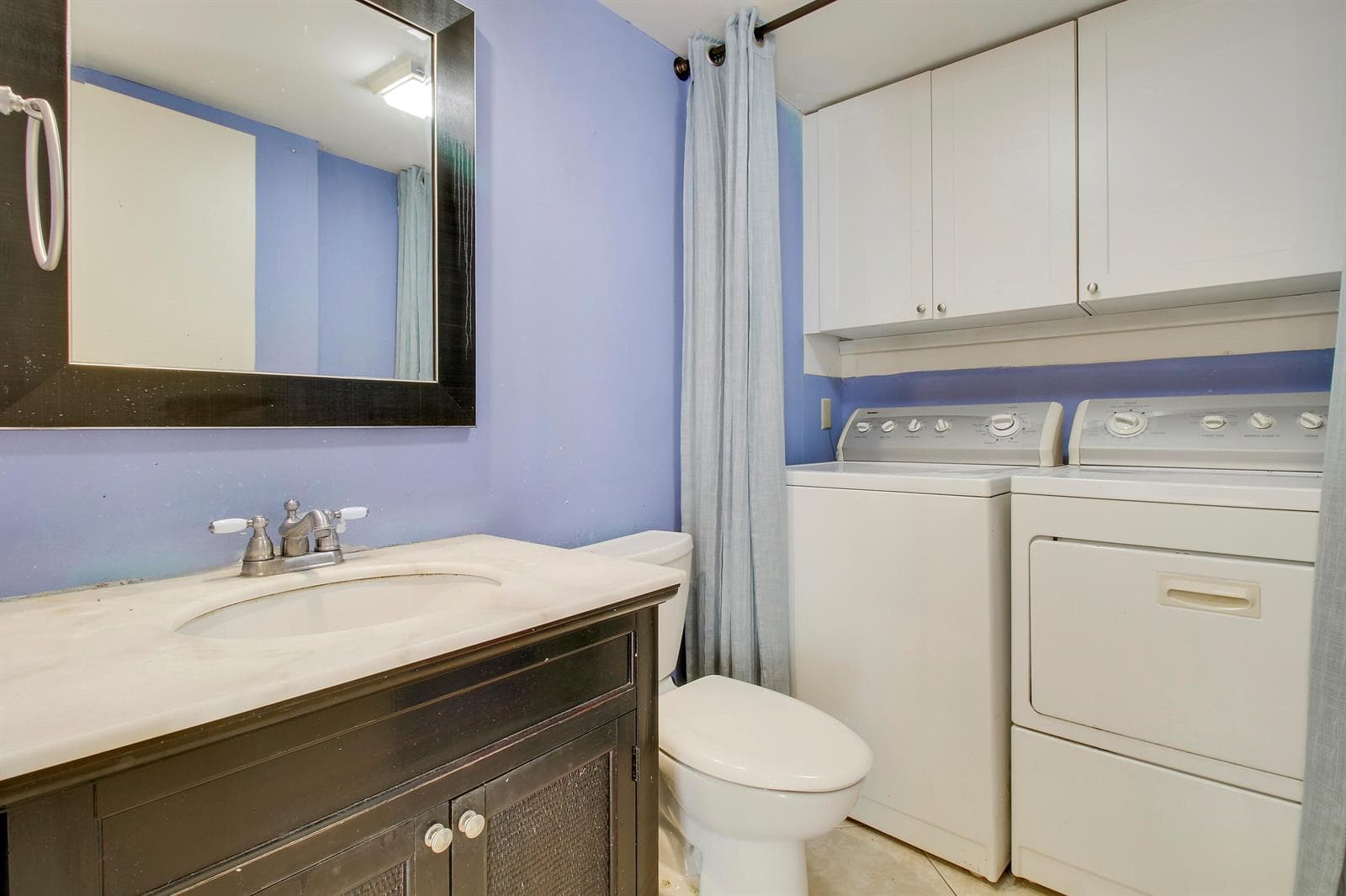 Downstairs Half Bath/Laundry Room