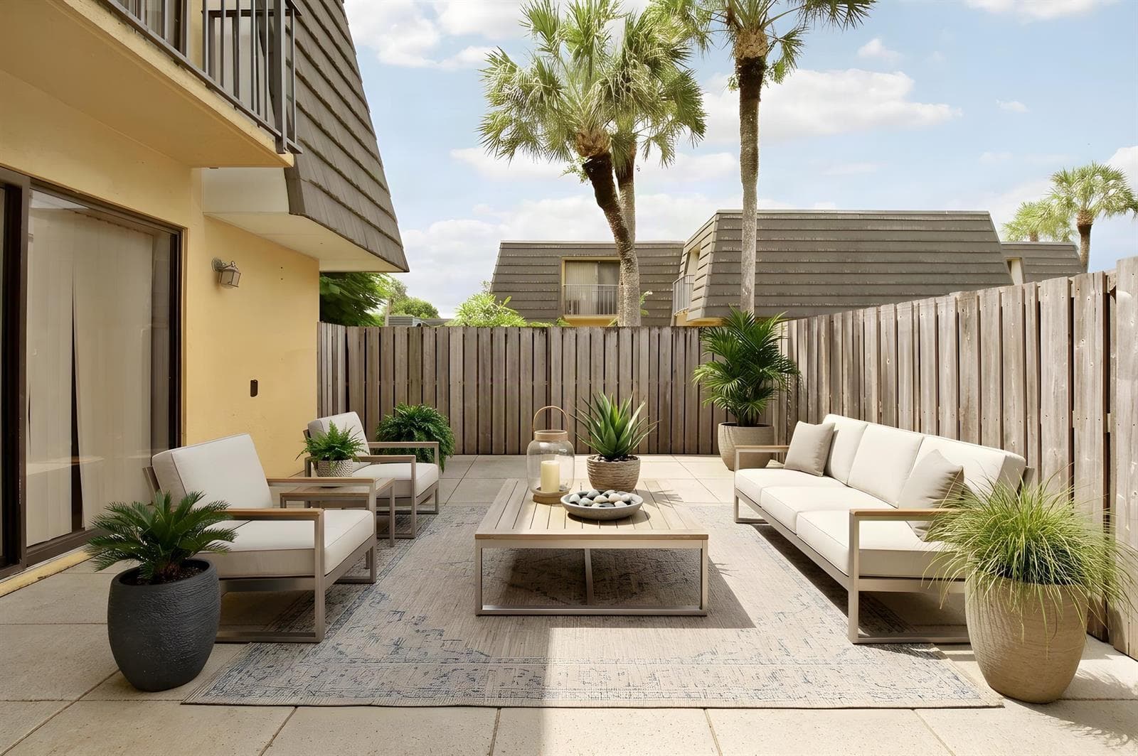 Virtually Staged Patio