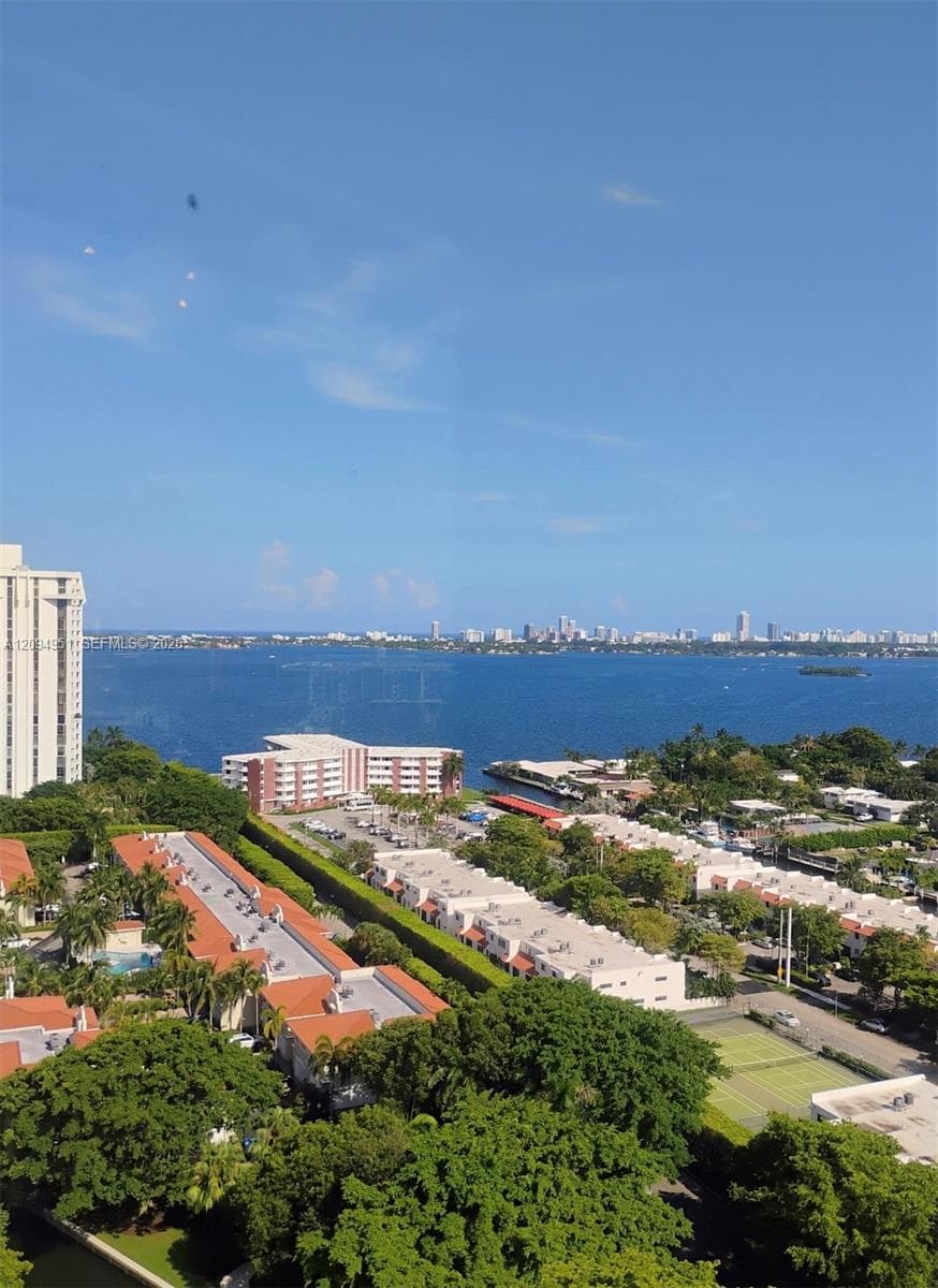The view is from the balcony looking east to the wide open intracoastal waterway
