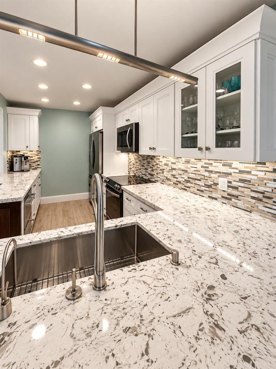 Spacious remodeled kitchen