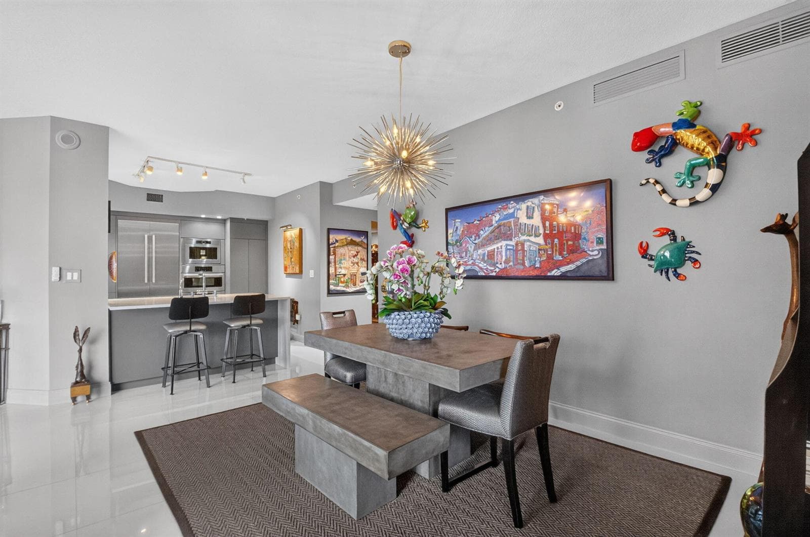 Dining Area and Extended Breakfast Bar