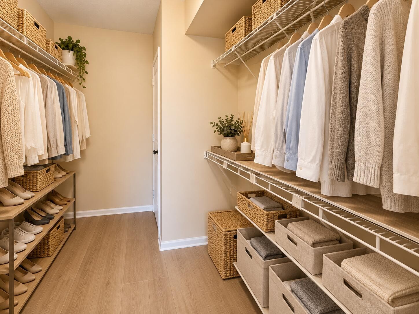 Primary closet