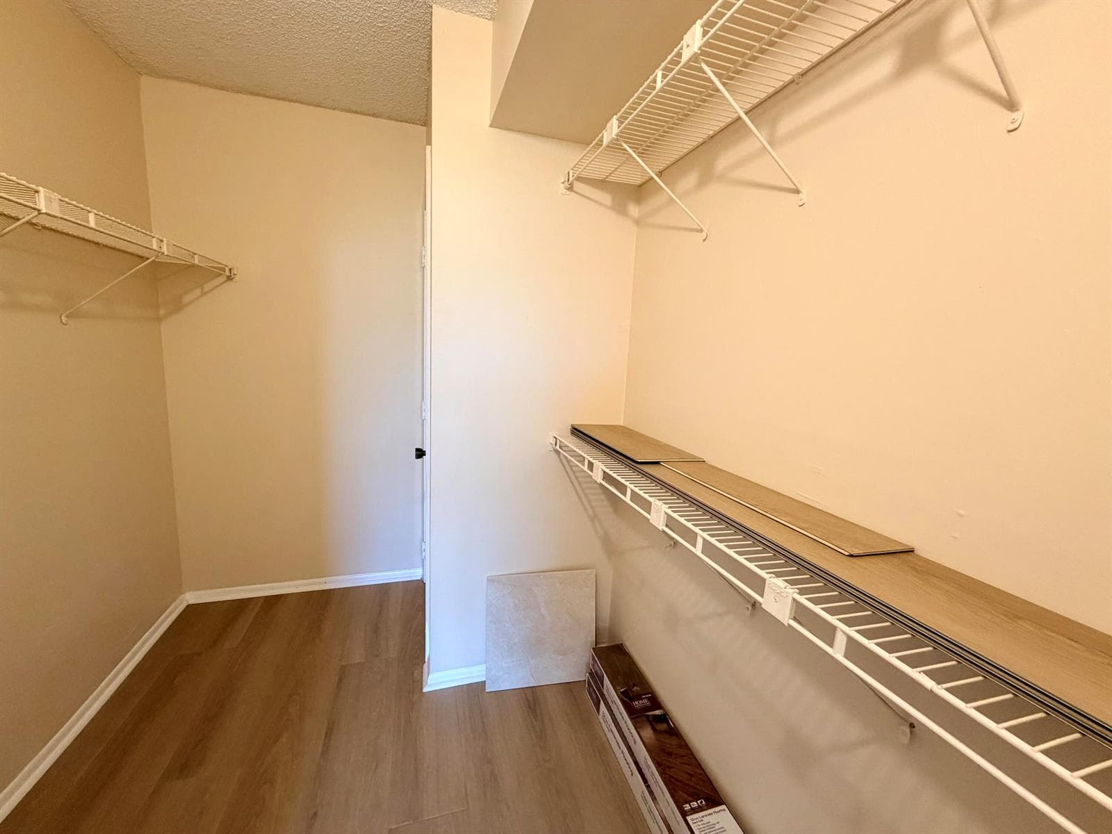 Primary closet