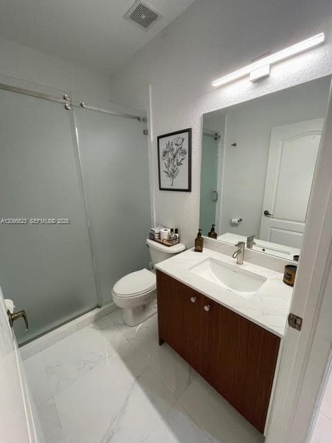 Full bath on the lower level