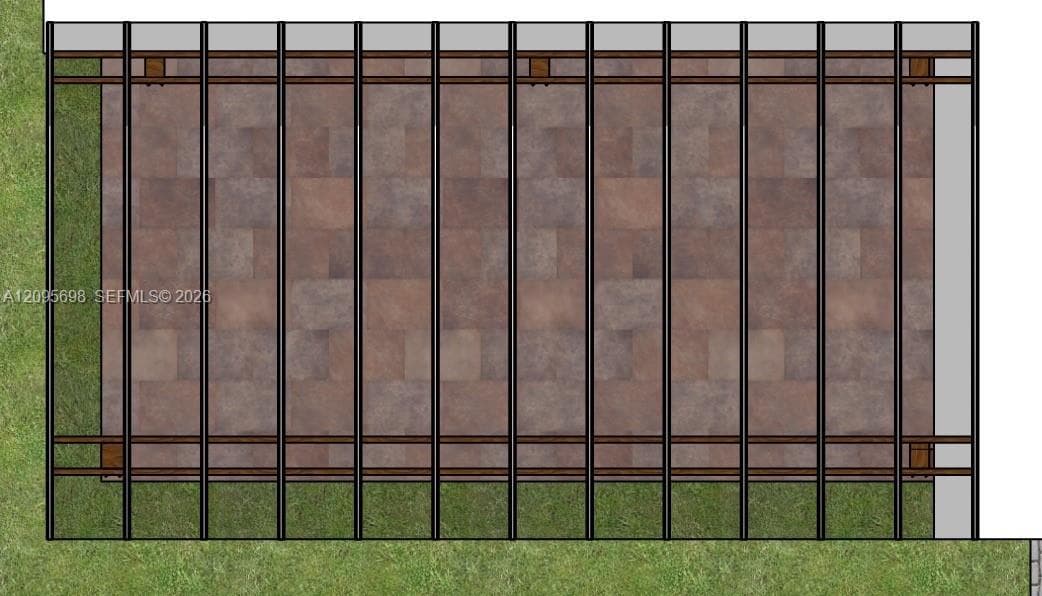 Architectural rendering of the outdoor gallery