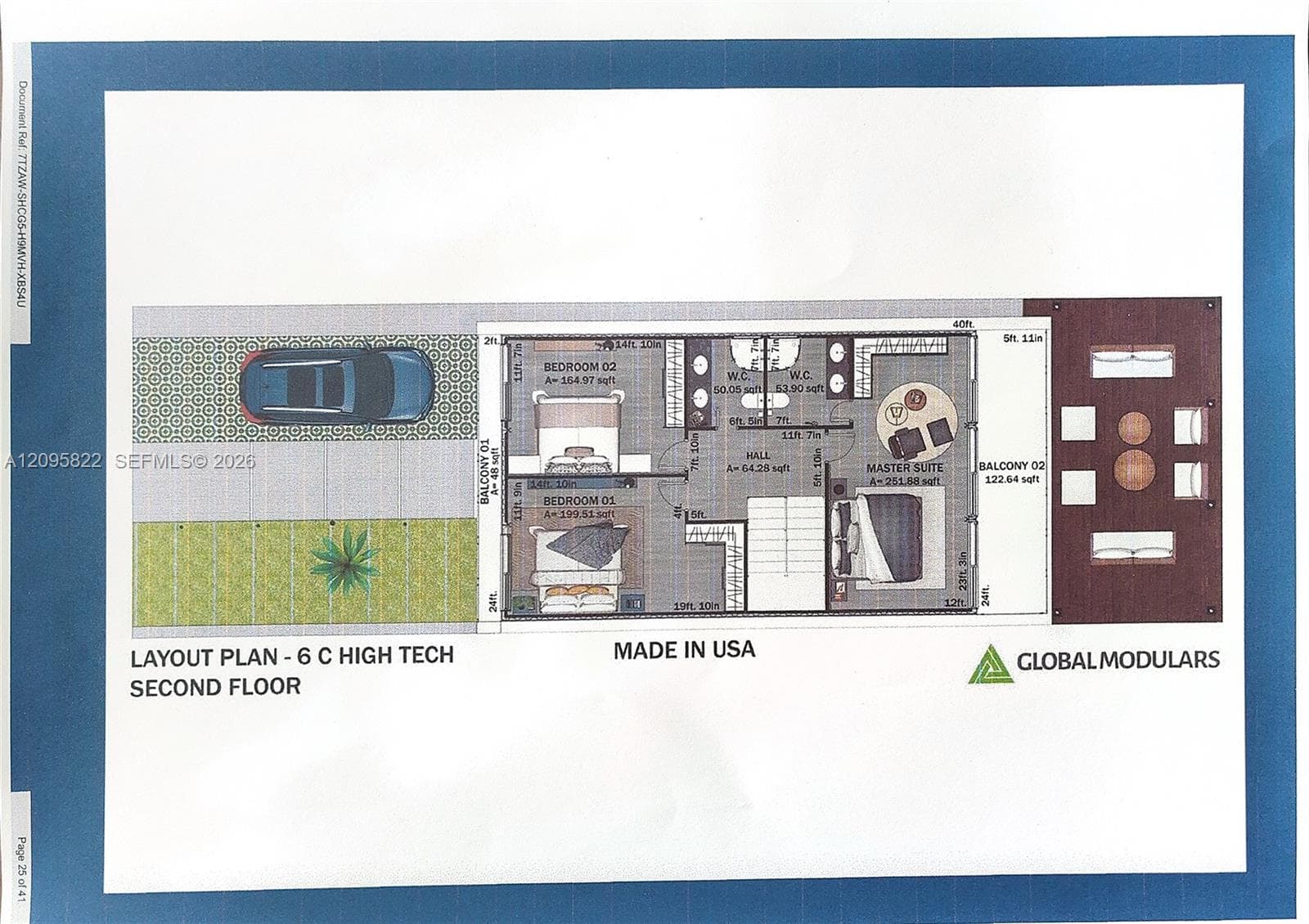 Modular House Rendering - 2nd Floor