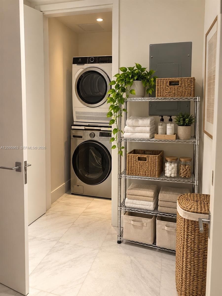 Storage or can be a small room with a full bathroom