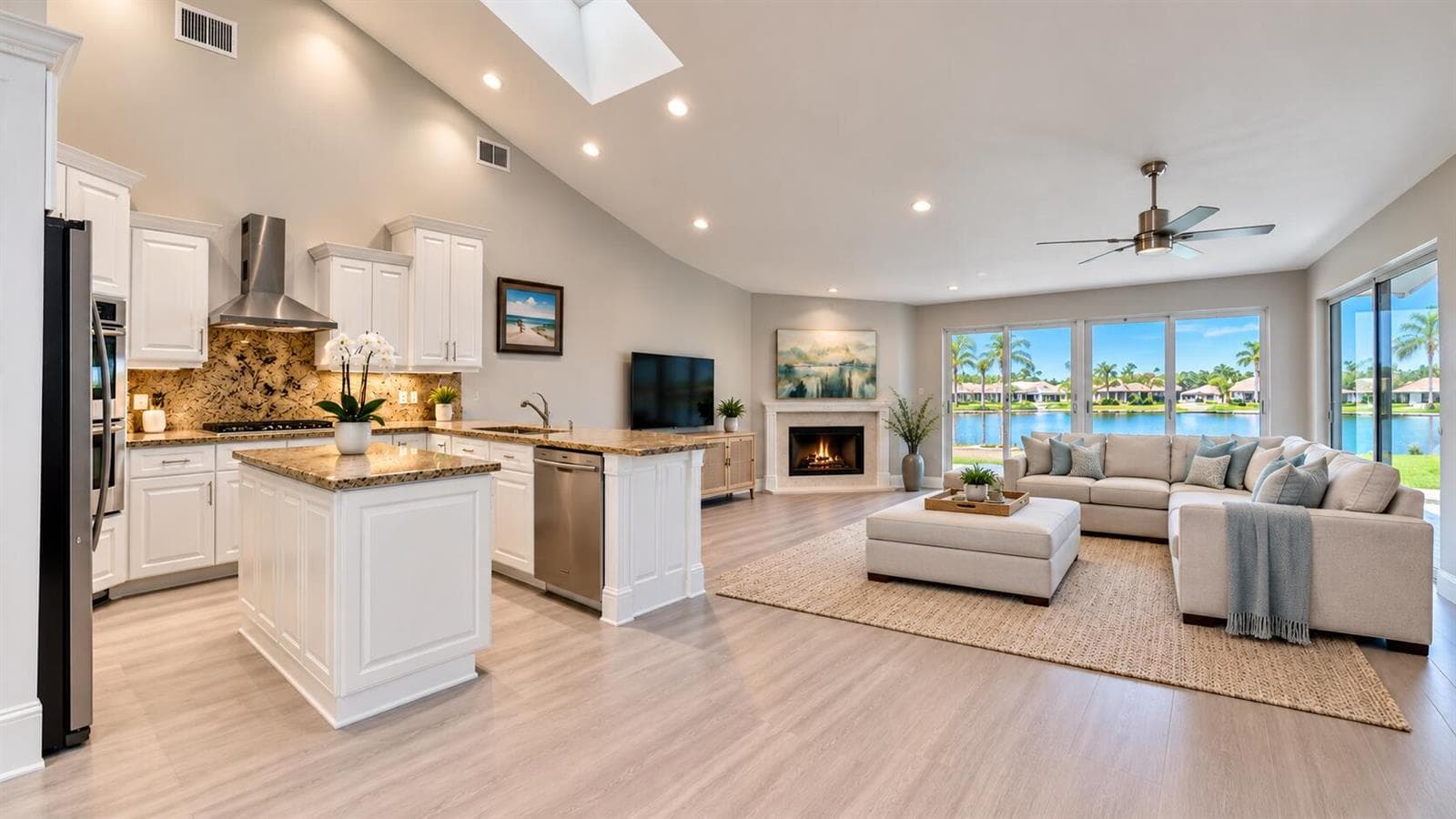 kitchen family room