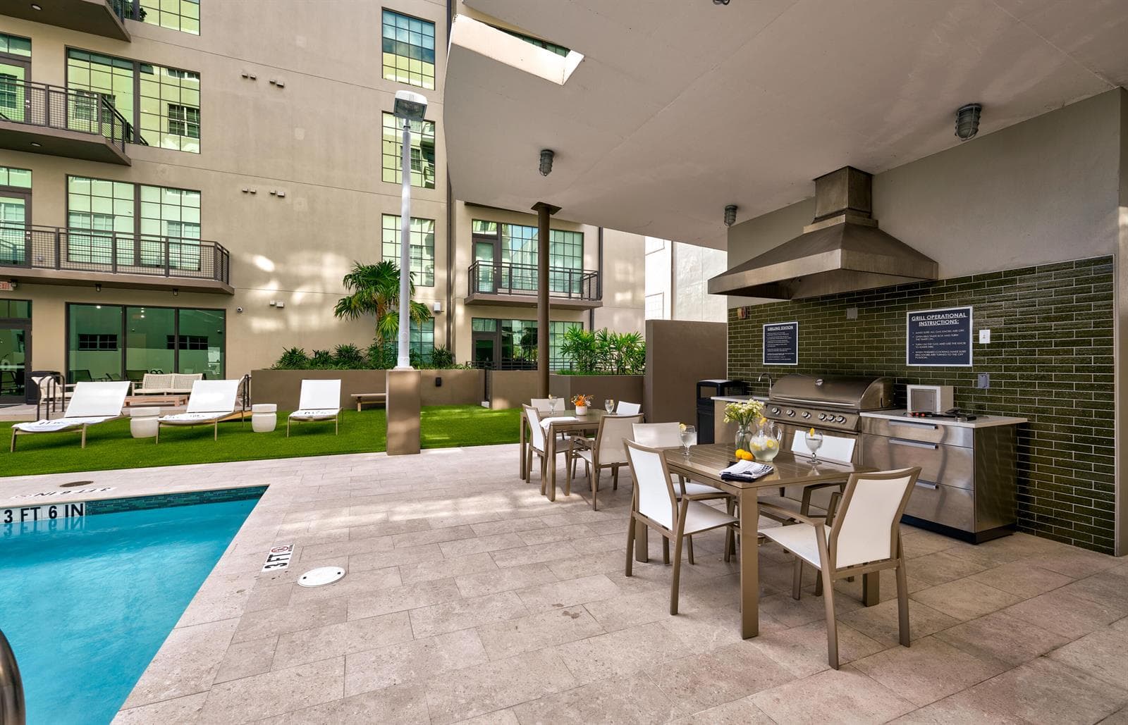Grill area