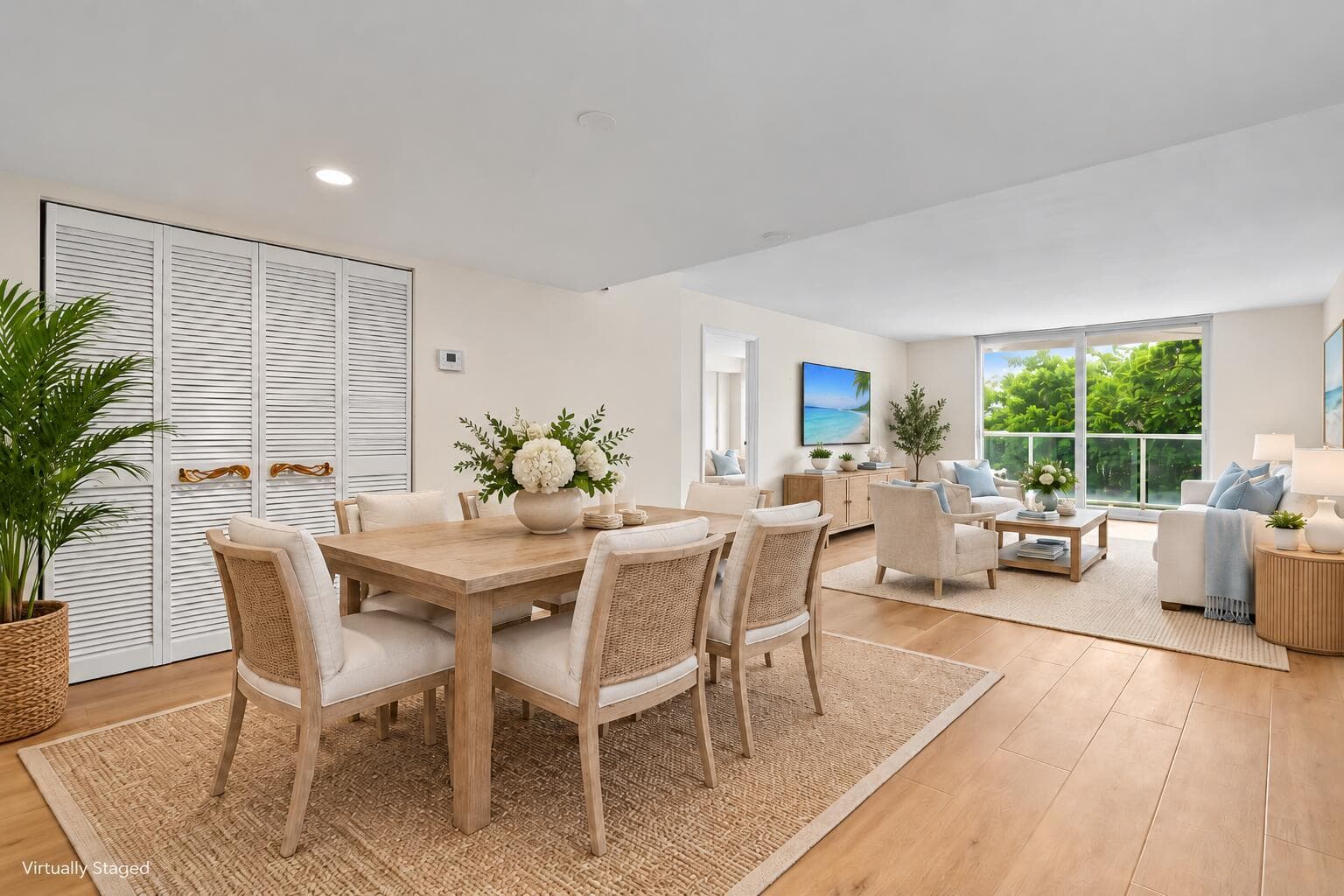 DINING/ LIVING ROOM STAGED