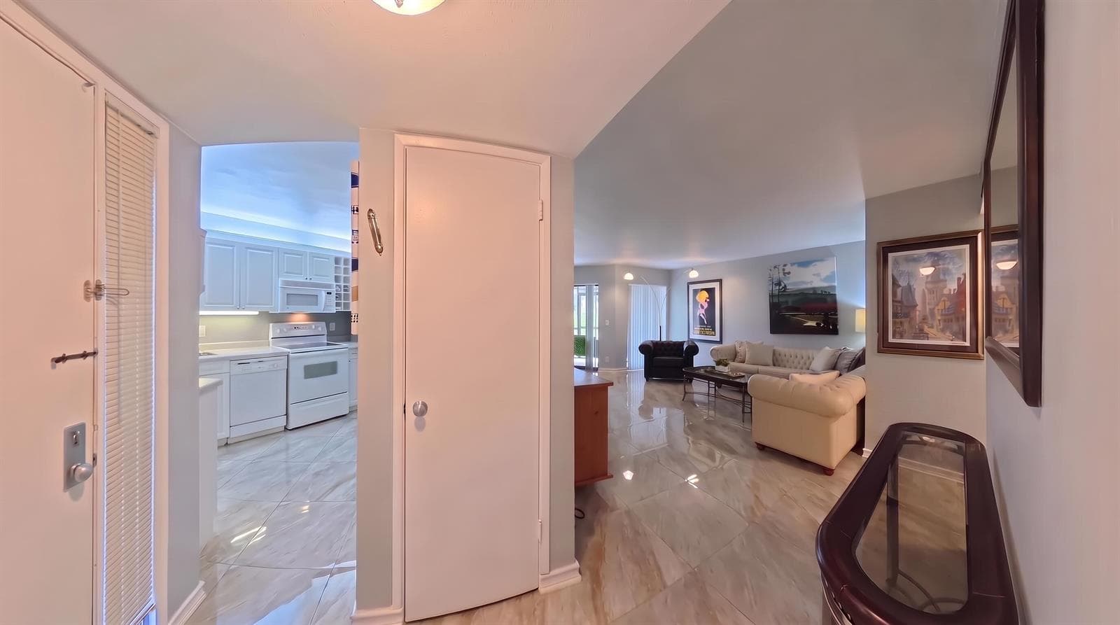 Foyer/Kitchen/Living Room