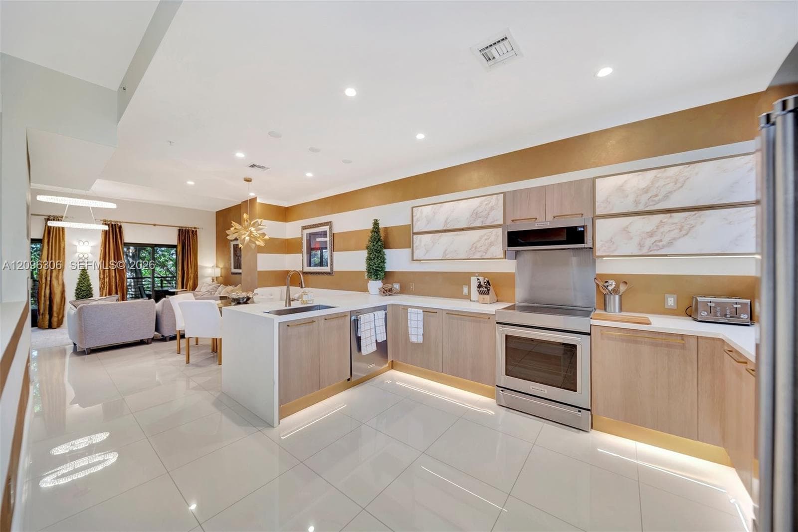 Open Floorplan custom kitchen