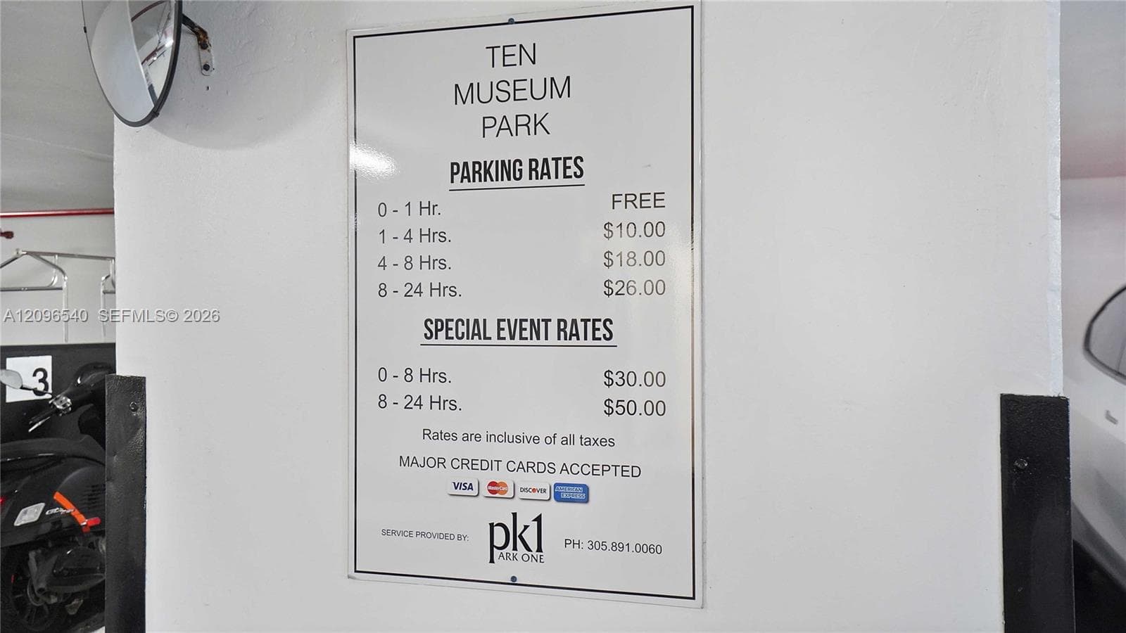 PARKING FEES FOR GUESTS
