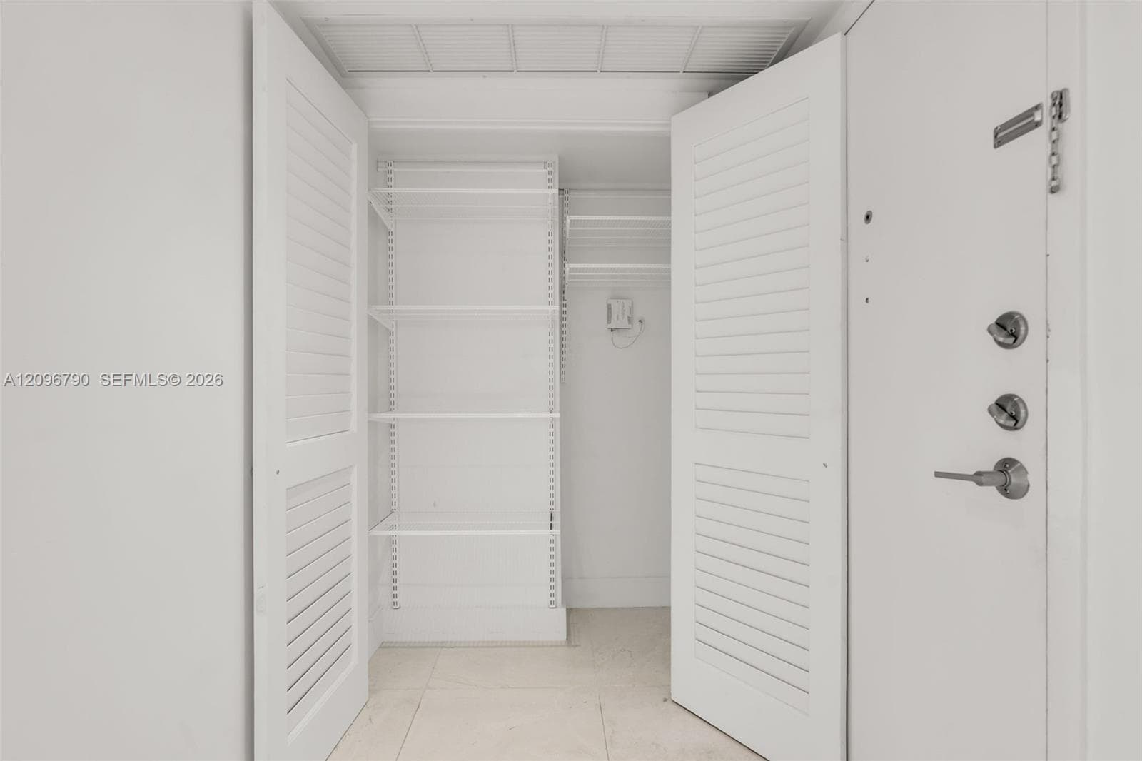 Entrace Storage Closet
