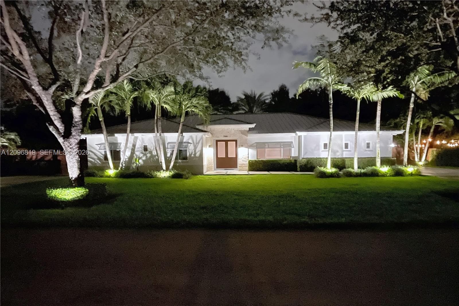 Professionally designed landscaping lighting throughout the property