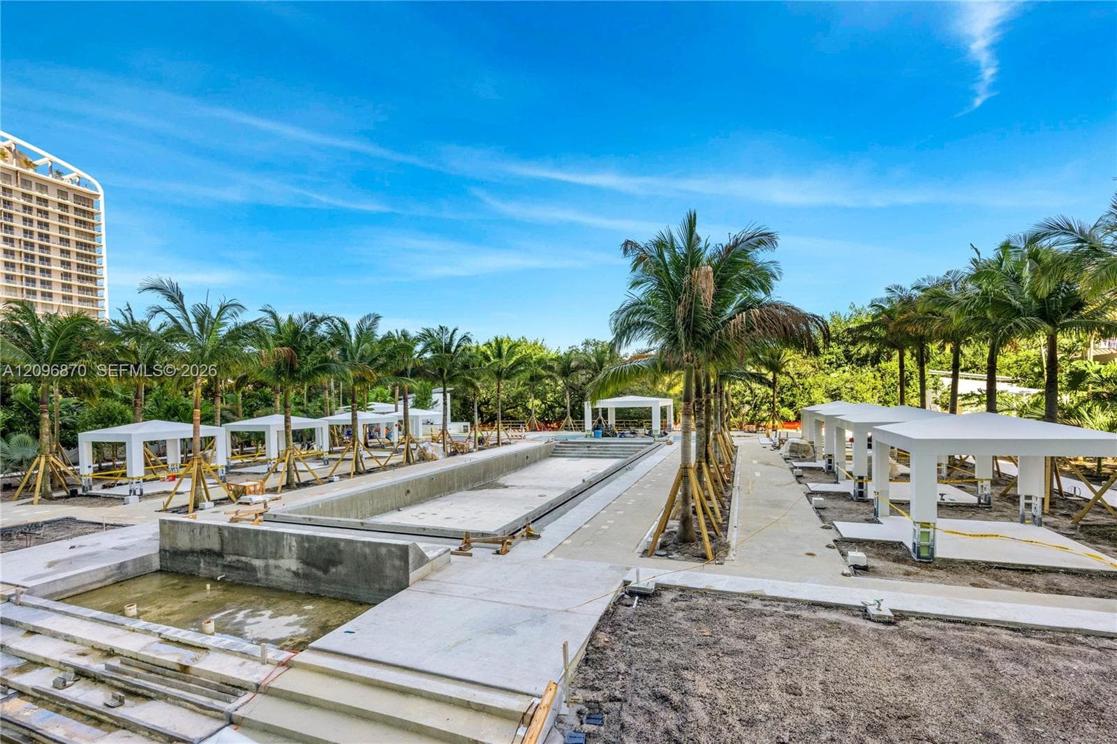 Current pool deck construction progress, Sept 28, 2026