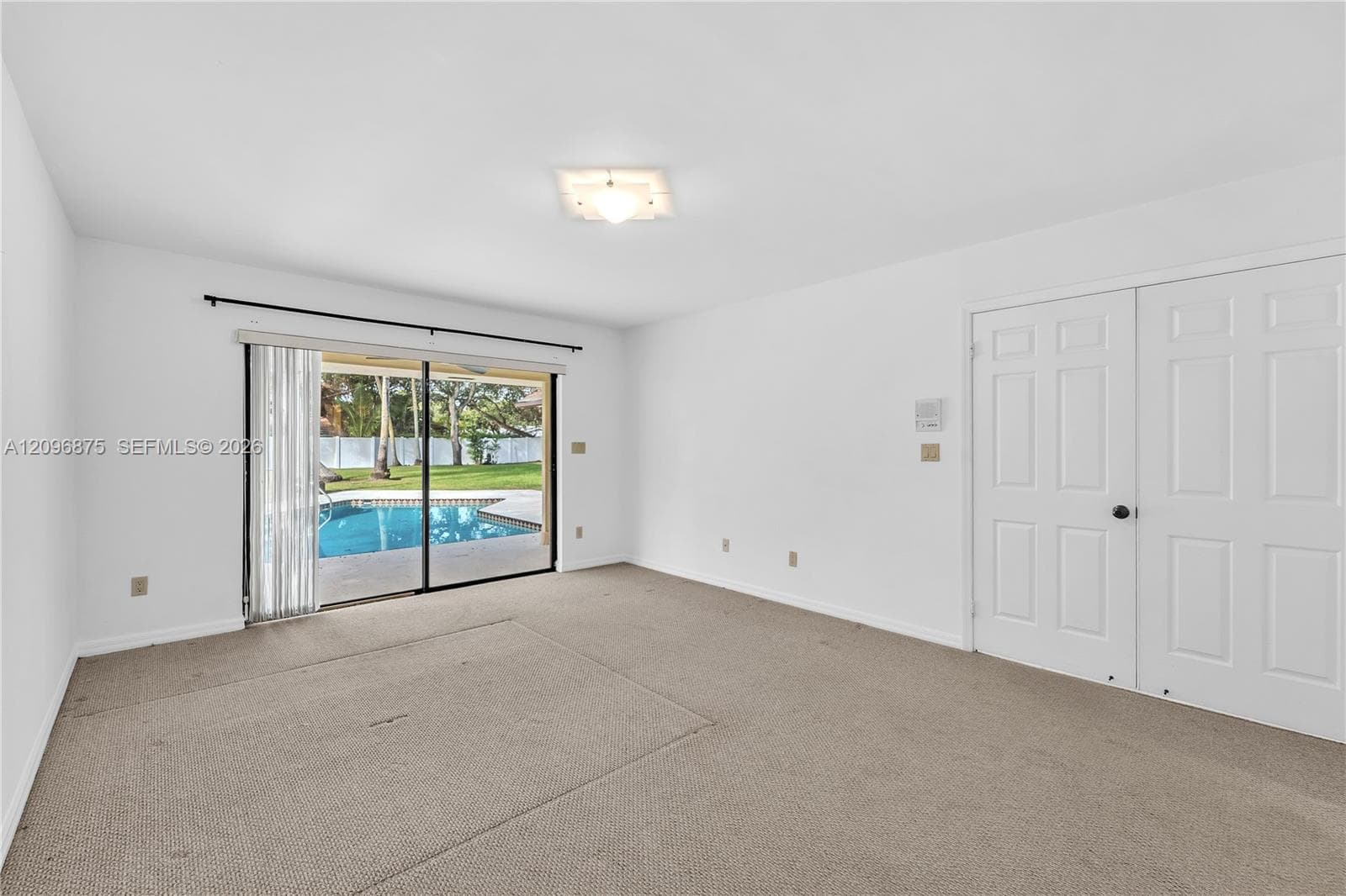 CARPET HAS BEEN RECENTLY REPLACED WITH VINYL PLANK FLOORING