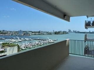 Large Balcony with Bay views