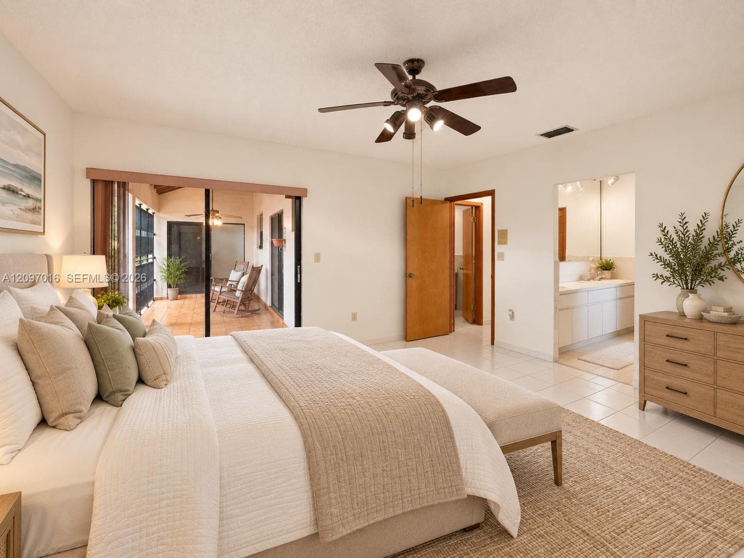 VIRTUALLY STAGED PRIMARY BEDROOM