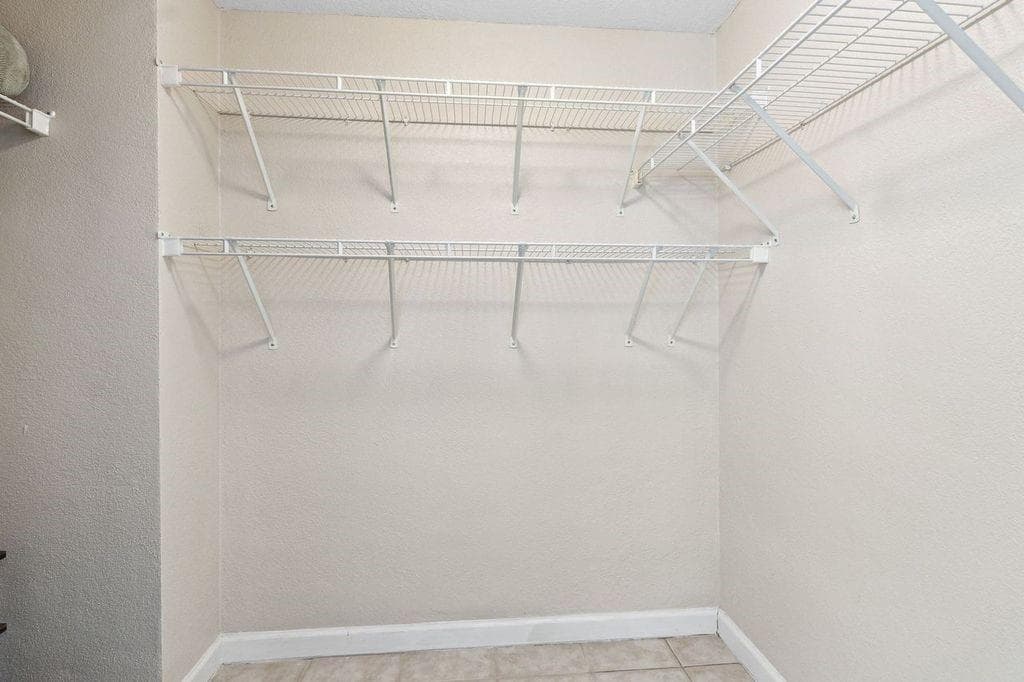 Large walk in closet