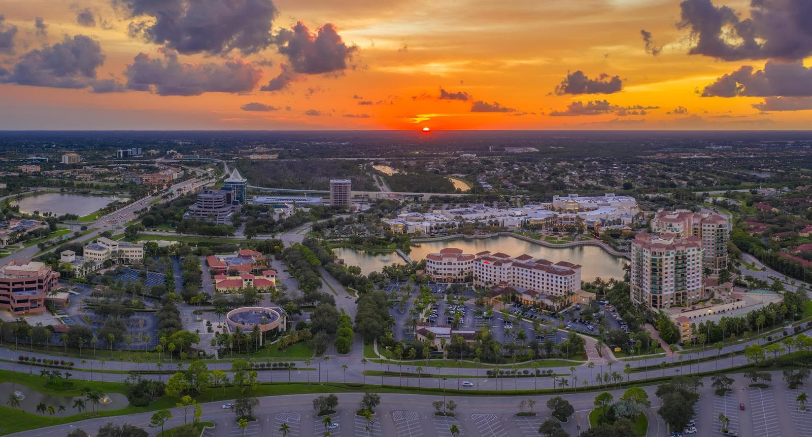 Downtown at Gardens Aerial