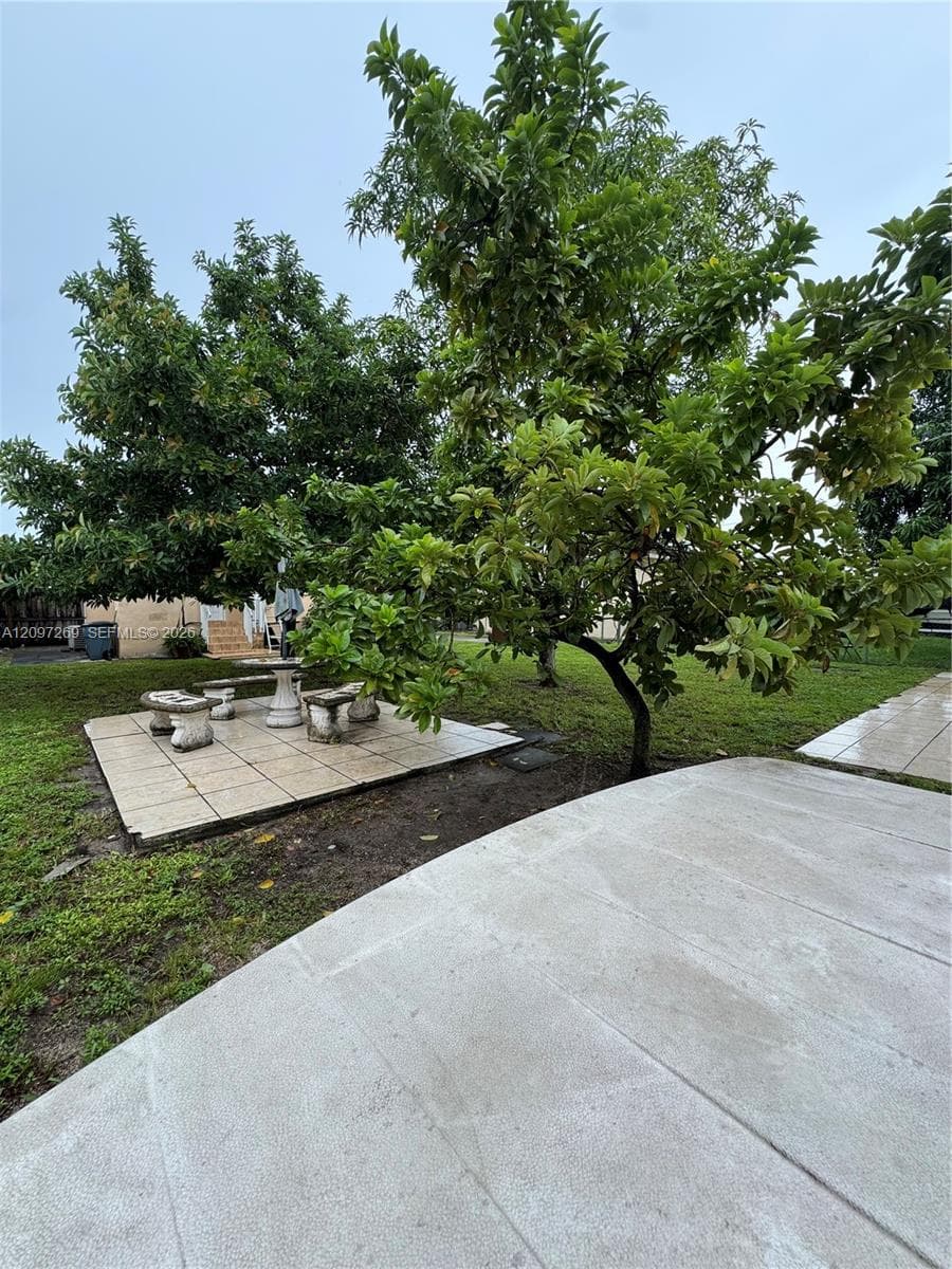 Outdoor space with potential for so much.