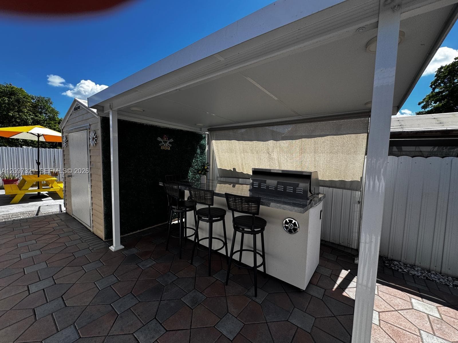 Built in BBQ area