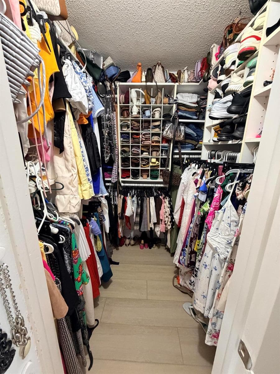 Closet when filled