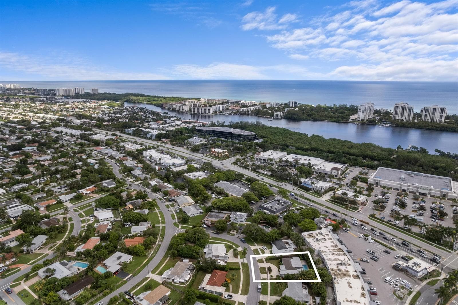 Aerial Neighborhood View