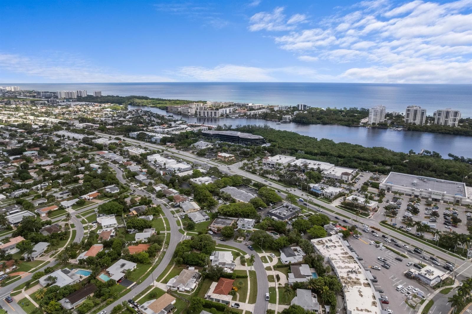 Aerial Neighborhood View