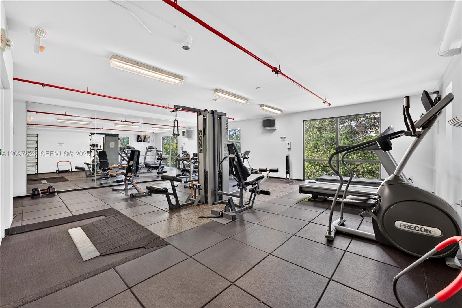 Well equipped gym
