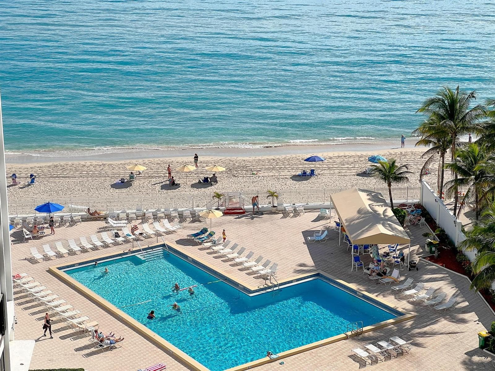 Huge Pool Deck