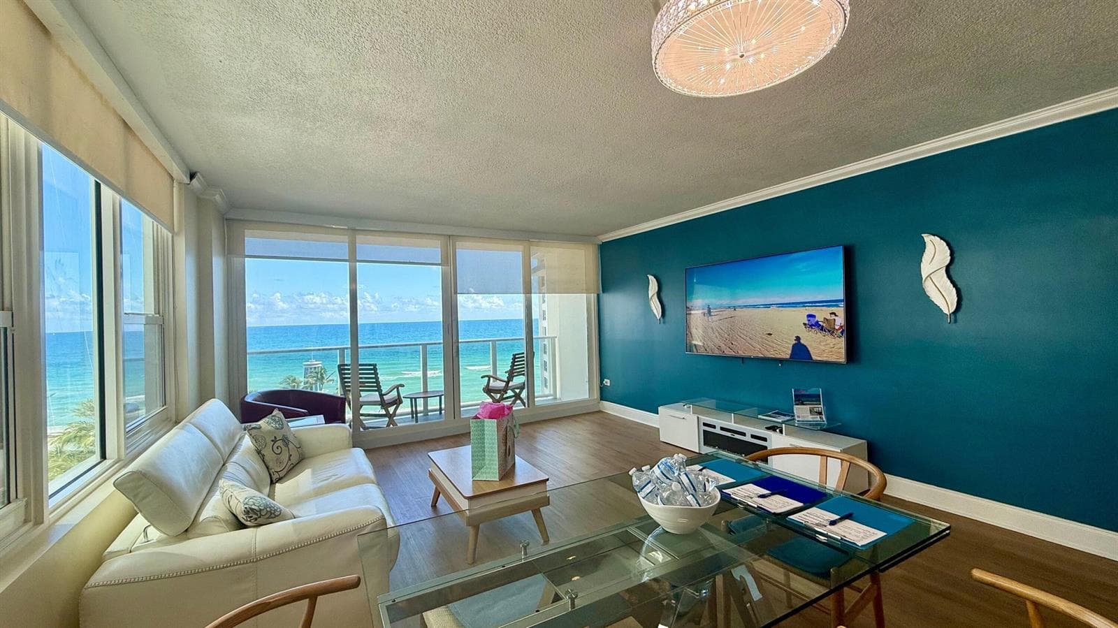 Coastal-Inspired Living Space