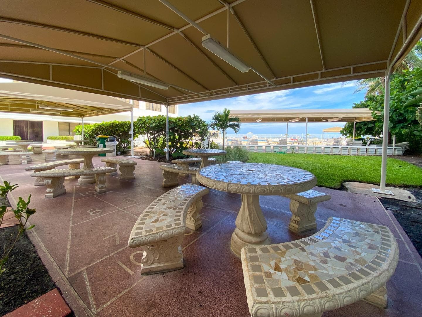Covered Picnic Tables
